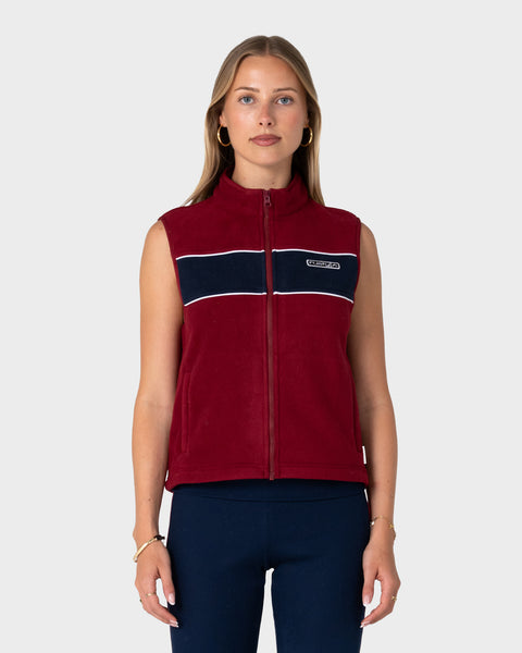 Bless Up Polar Fleece Vest | Rusty USA