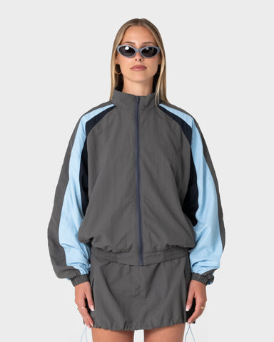 Breezy Wind Cheater Zip Through Jacket