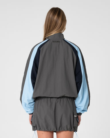 Breezy Wind Cheater Zip Through Jacket