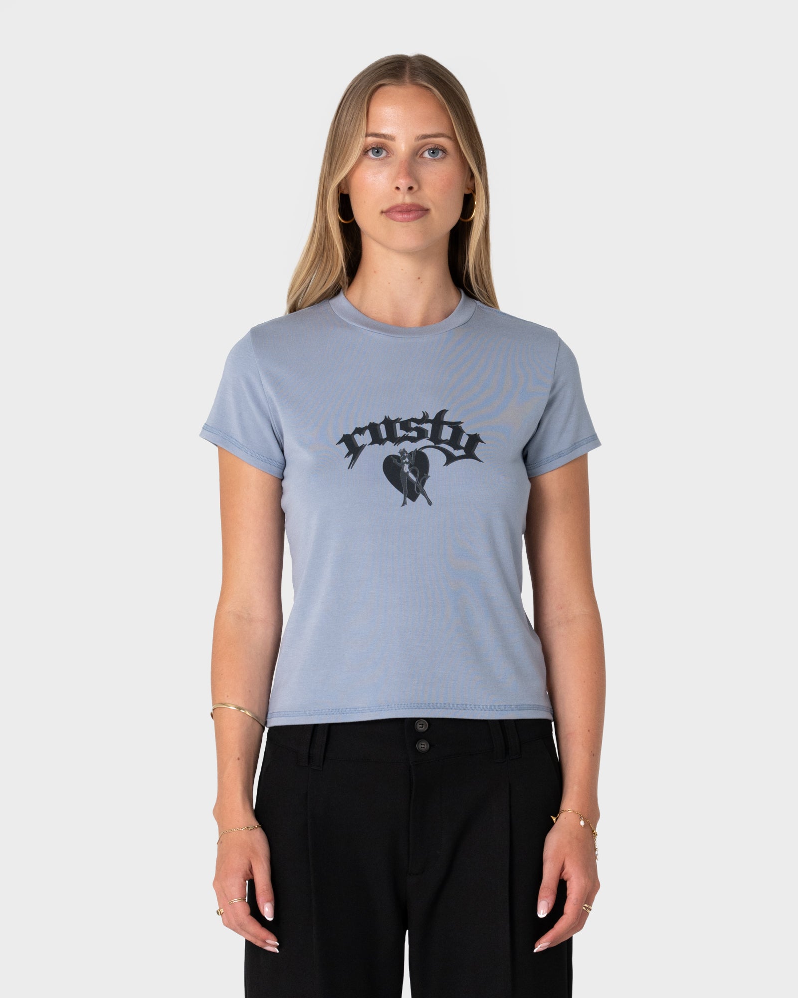 Monty Hartlo Relaxed Baby Tee | Rusty USA