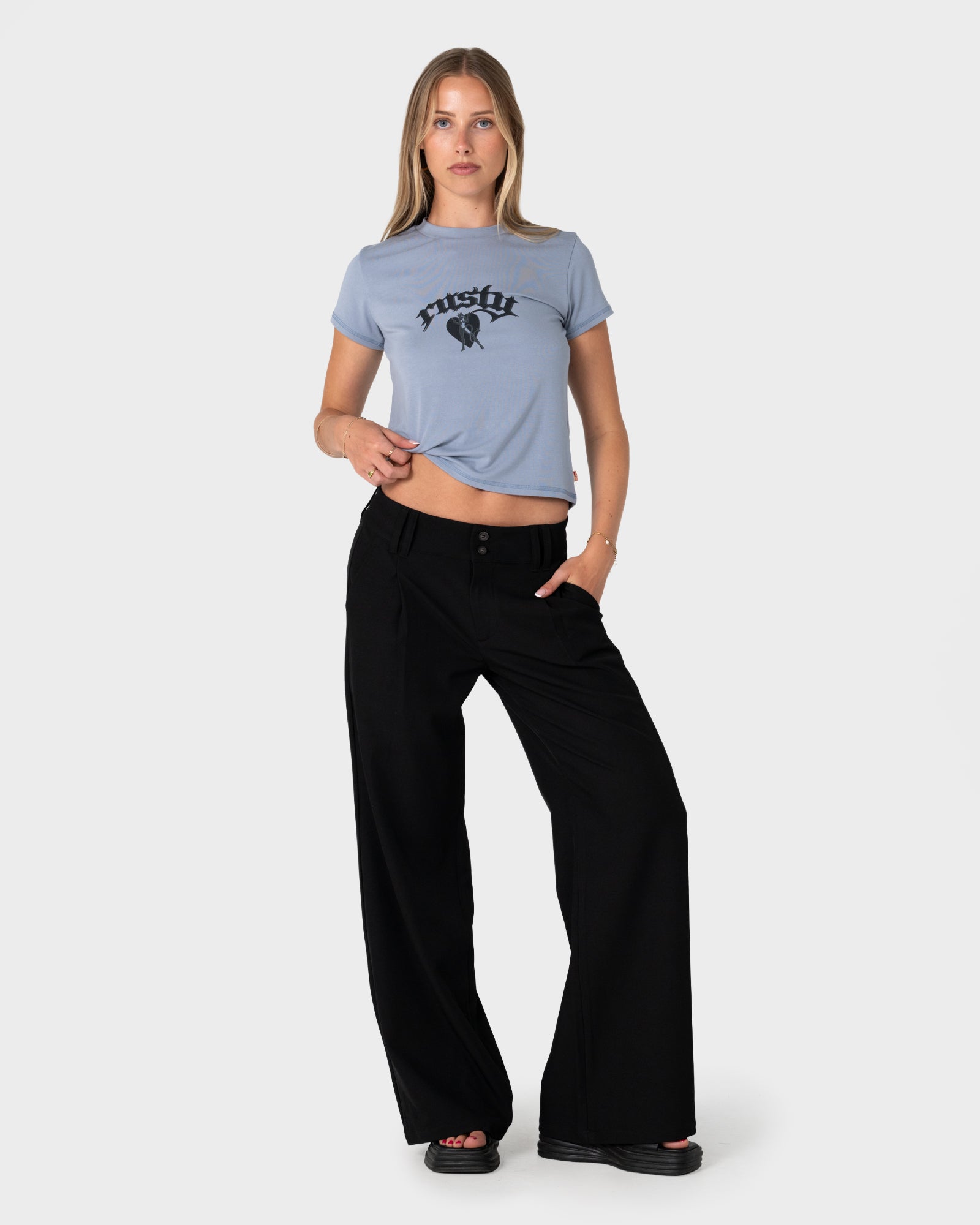 Monty Hartlo Relaxed Baby Tee | Rusty USA