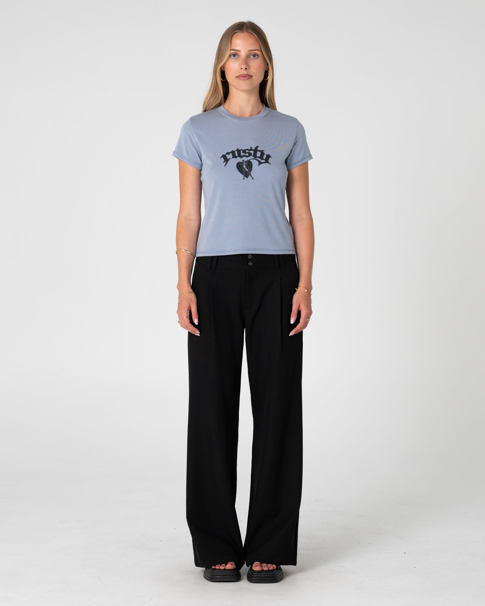Monty Hartlo Relaxed Baby Tee | Rusty USA