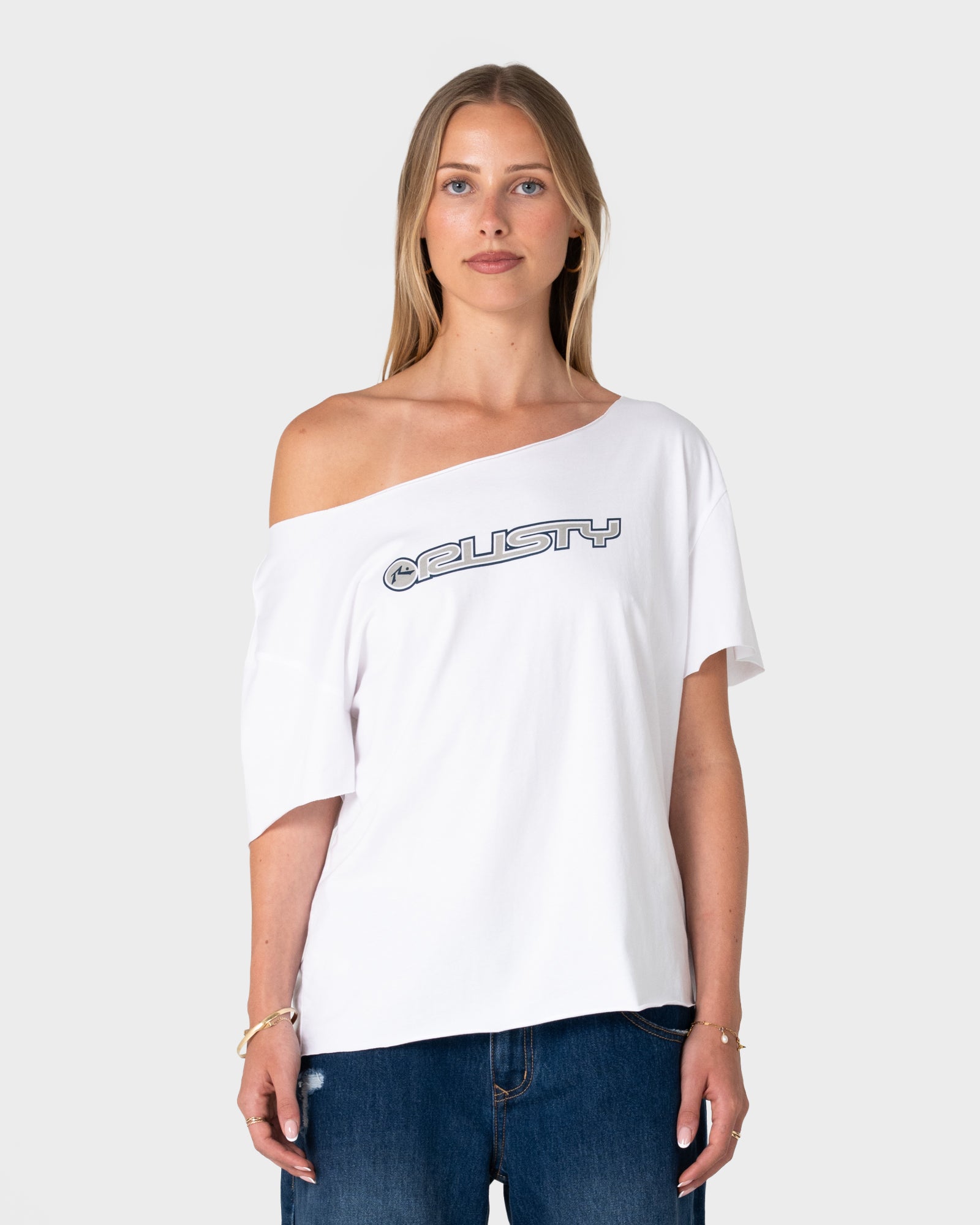 New But Old Off Shoulder Tee | Rusty USA