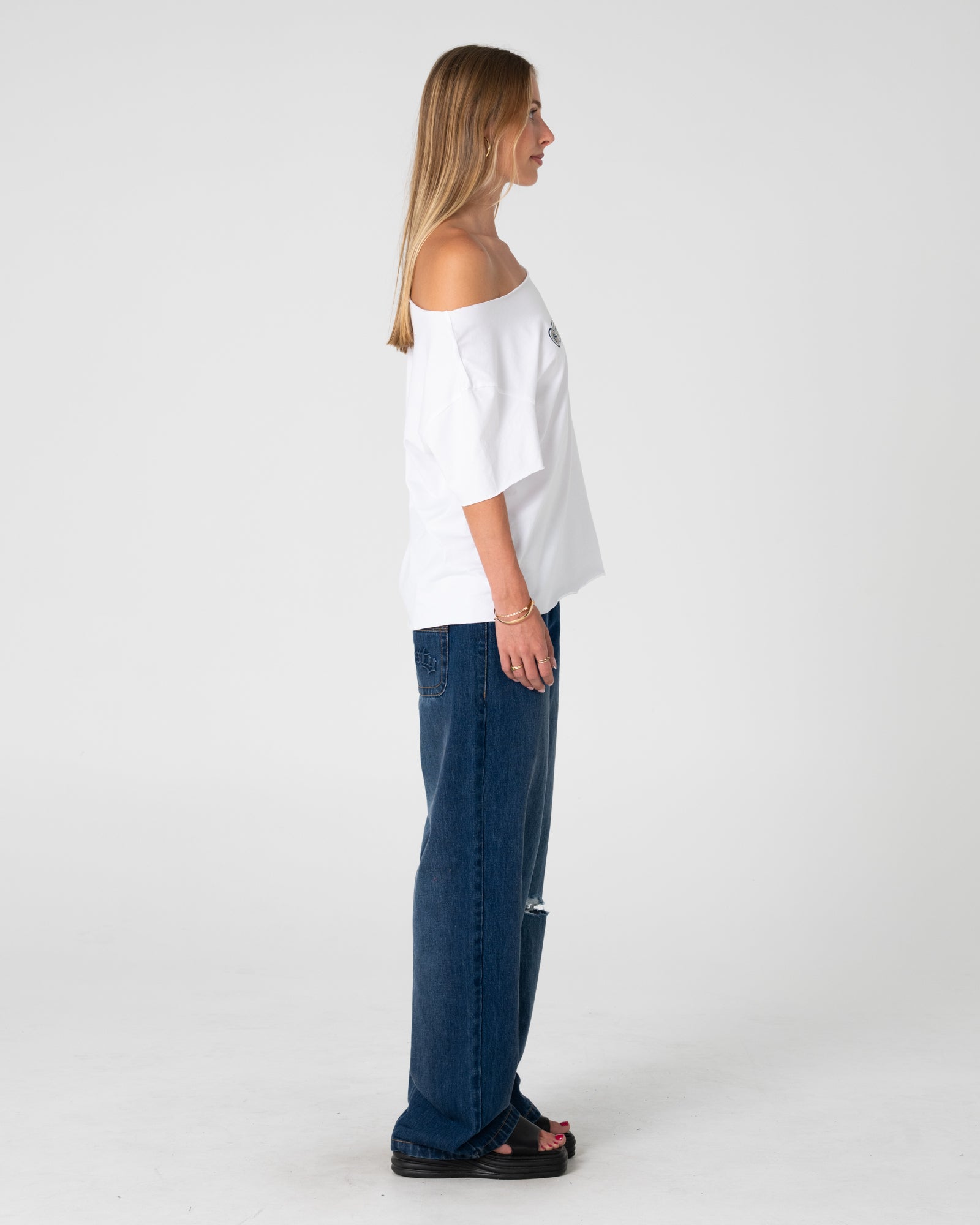 New But Old Off Shoulder Tee | Rusty USA