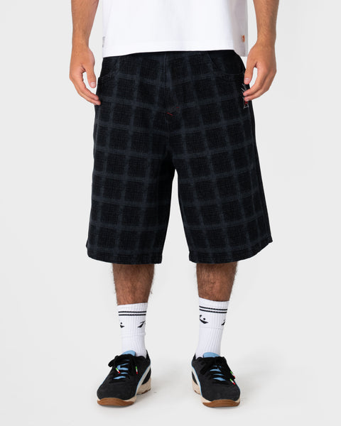 Griddy Wide Baggy Jort | Rusty USA