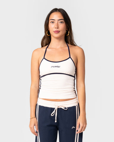 Maneater Fitted Halter Top