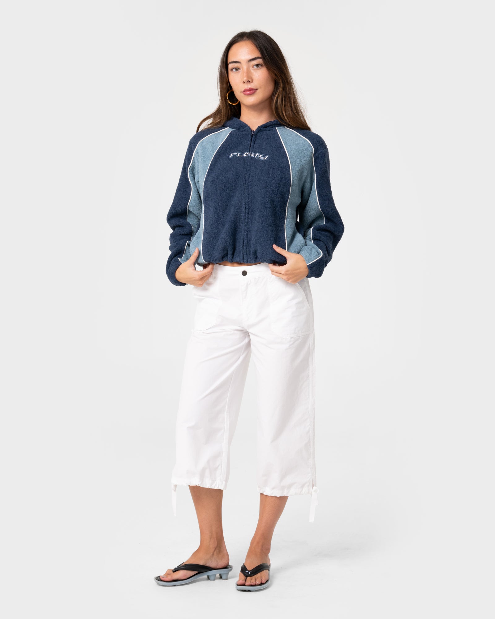 Mini Two Tides Zip Through Polar Fleece | Rusty USA