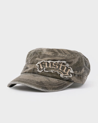 Punked Camo Military Cap