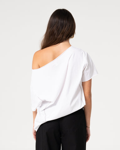 Kick It Cut Off Shoulder Tee
