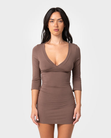 Rikki Vee Neck Dress