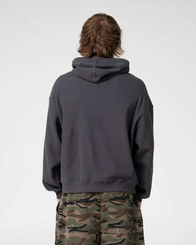 Revolt Waffle Zip Thru Hooded Fleece