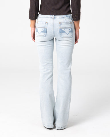Lindsay Luv Low Rise Boot Leg Denim Jean