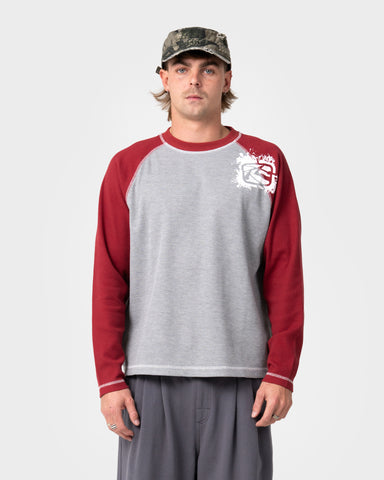 Shadow Waffle Long Sleeve Tee
