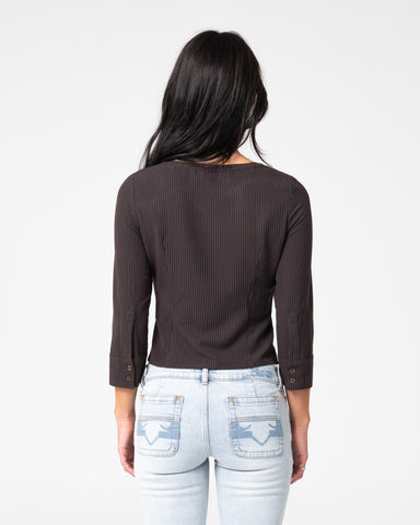 Miss Woods Keyhole Shirt