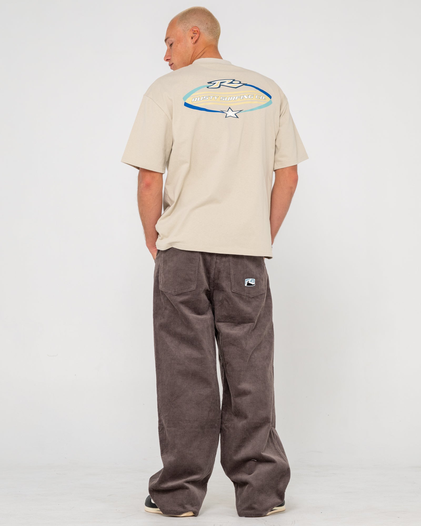【オリーブ（37）】SURFING CLUB STANDARD SS TEE Shirt_-