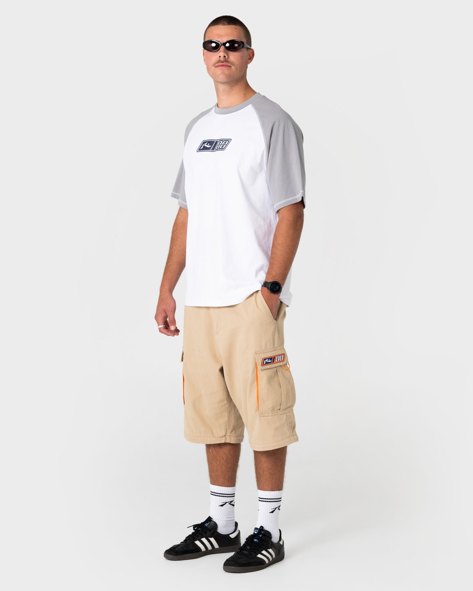Waka Raglan Short Sleeve Tee | Rusty USA