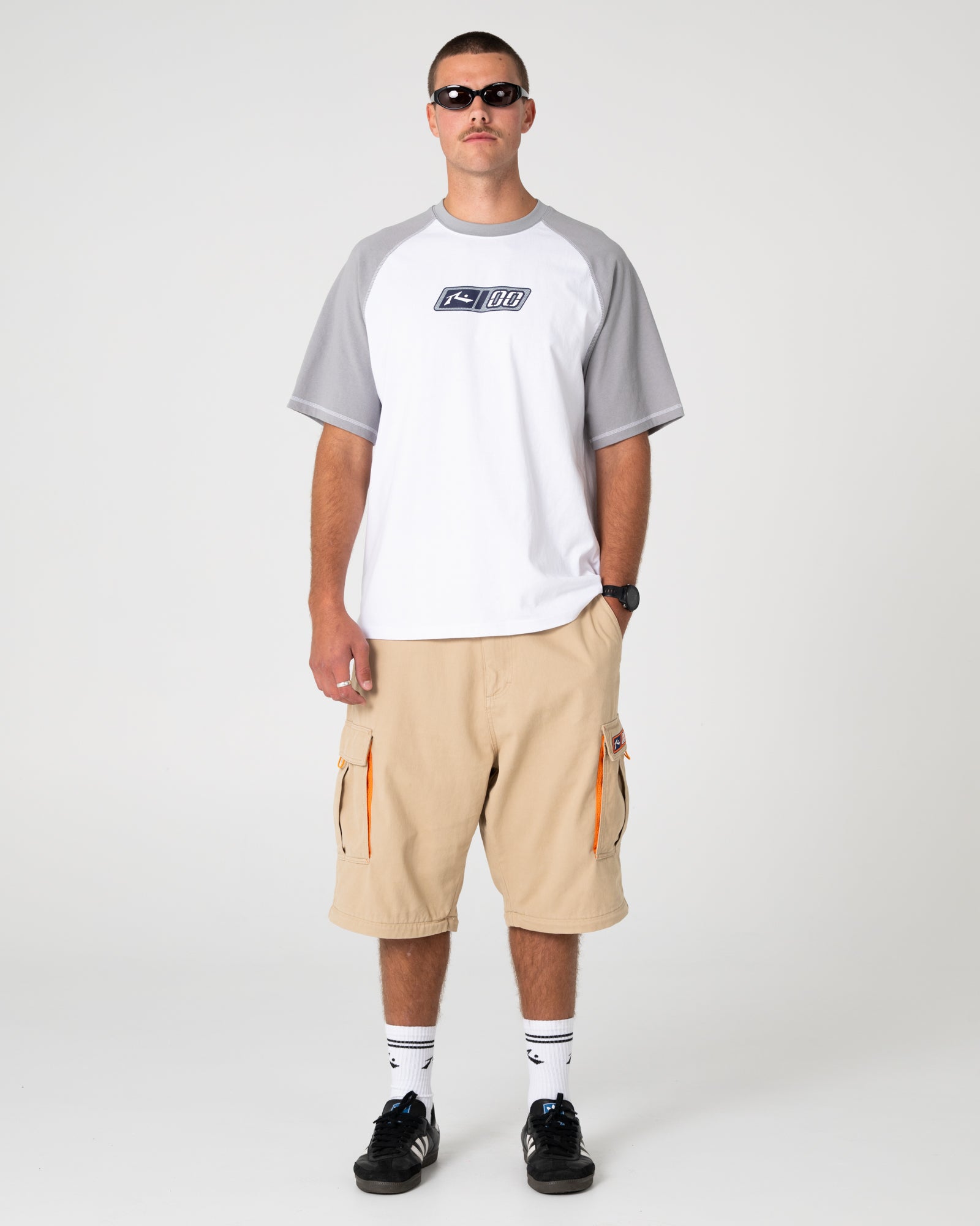 Waka Raglan Short Sleeve Tee | Rusty USA