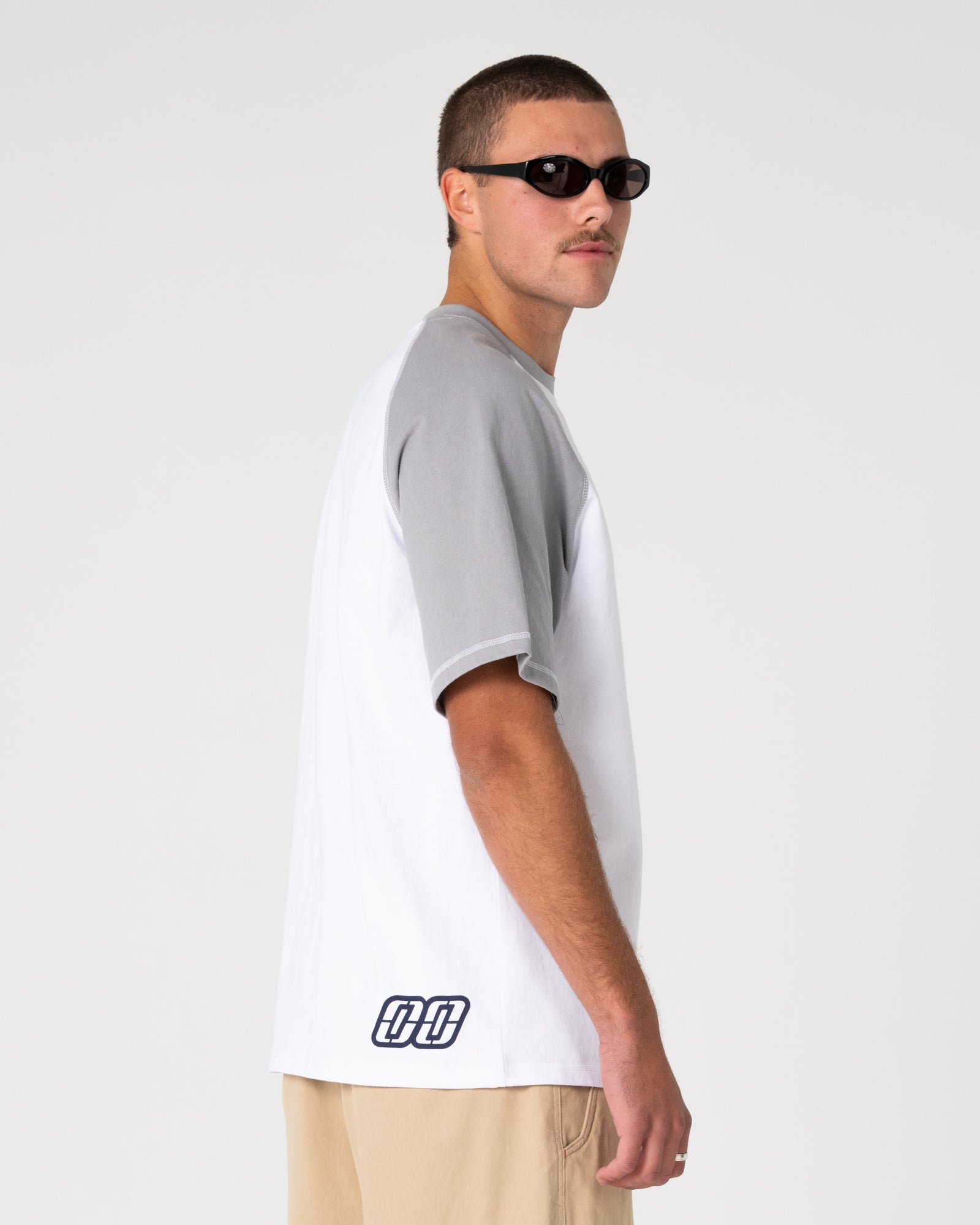 Waka Raglan Short Sleeve Tee | Rusty USA
