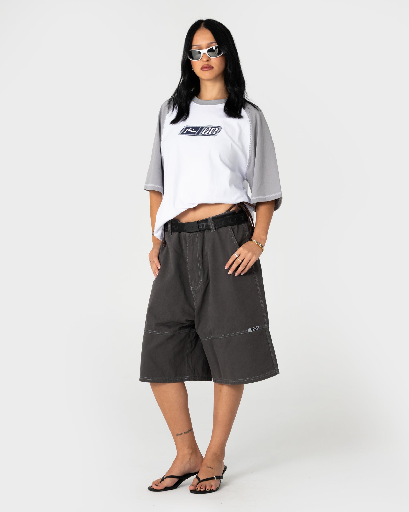 Waka Raglan Short Sleeve Tee | Rusty USA