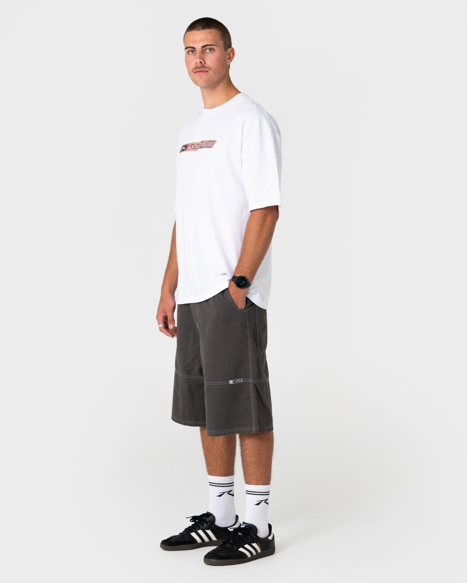 Slapon 00 Baggy Twill Short | Rusty USA