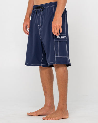 Pick Pocket Elastic Waist Boardshort