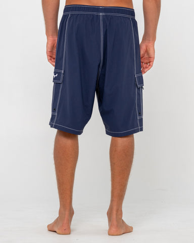 Pick Pocket Elastic Waist Boardshort