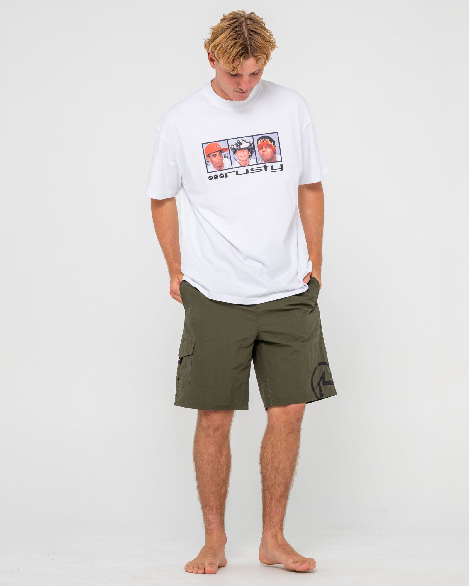 Peek Show Hybrid Waist Boardshort | Rusty USA