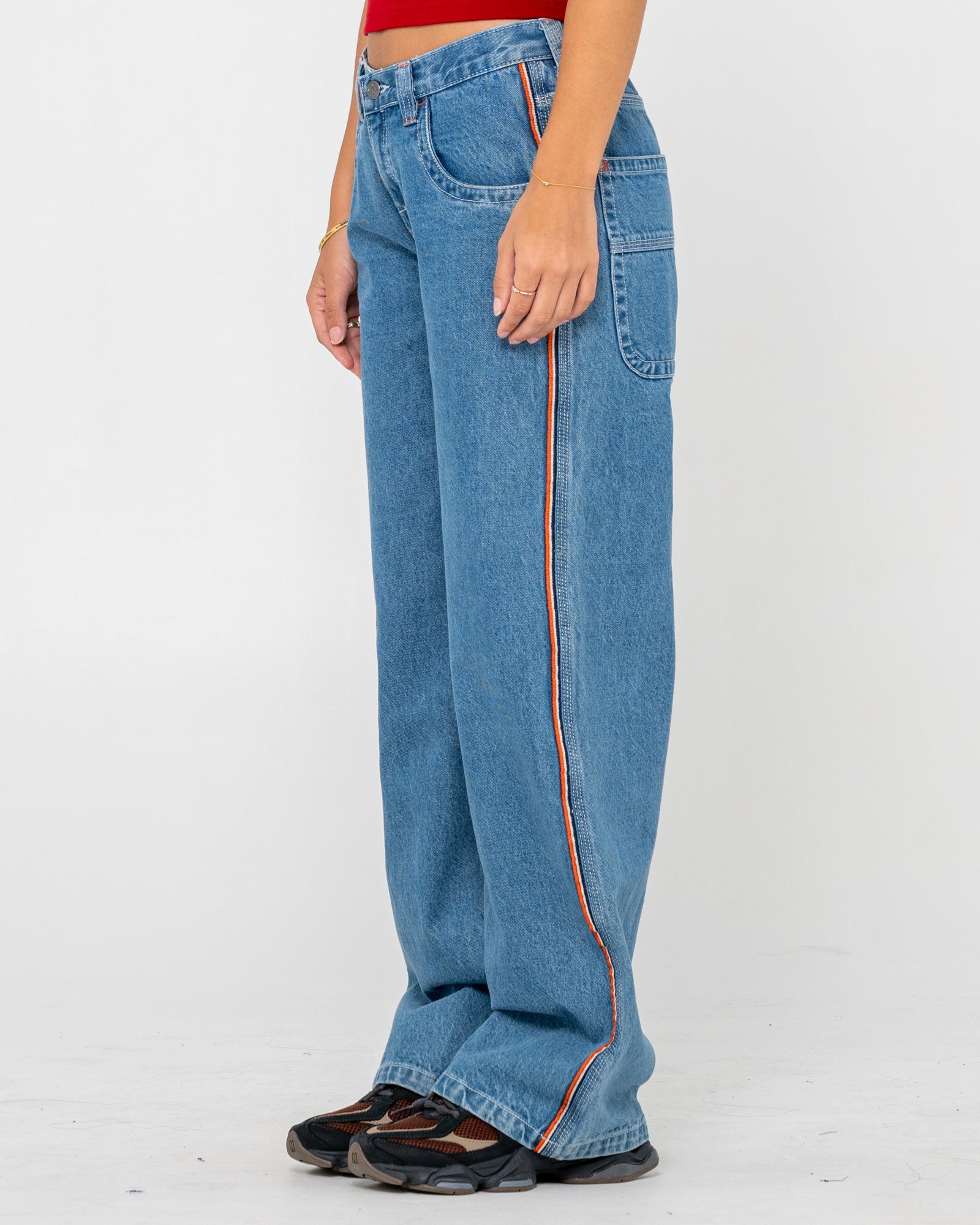 Flip Mommy Wide Leg Denim Jean | Rusty USA