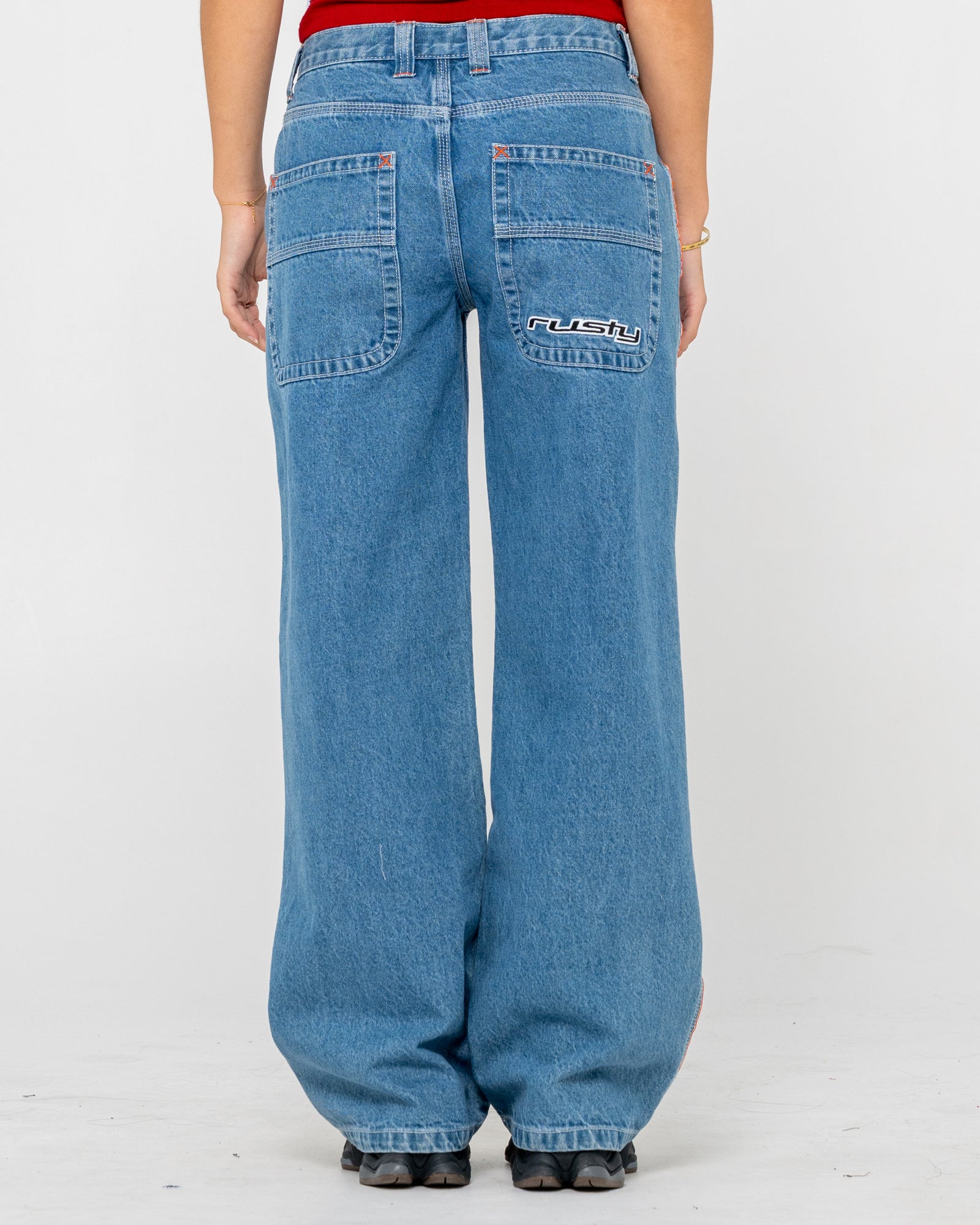 Flip Mommy Wide Leg Denim Jean | Rusty USA