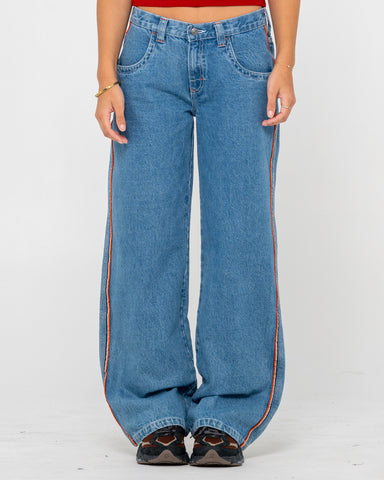 Flip Mommy Wide Leg Denim Jean