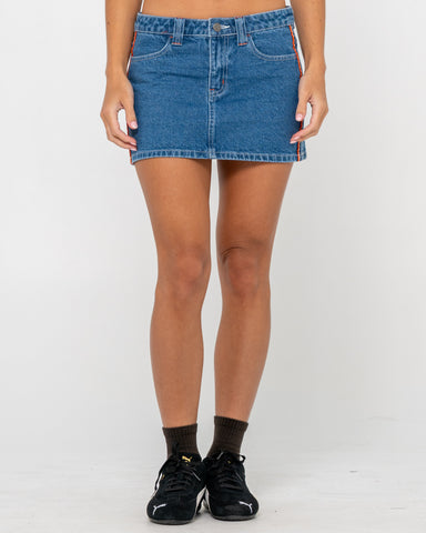 Flip Mommy Low Rise Denim Skirt
