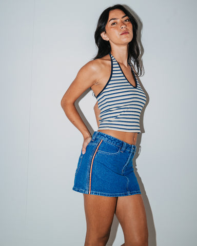 Flip Mommy Low Rise Denim Skirt