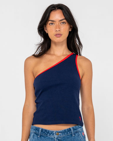 Zoe One Shoulder Tank