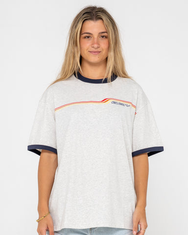 Wave Rider 2.0 Ringer Oversized Tee
