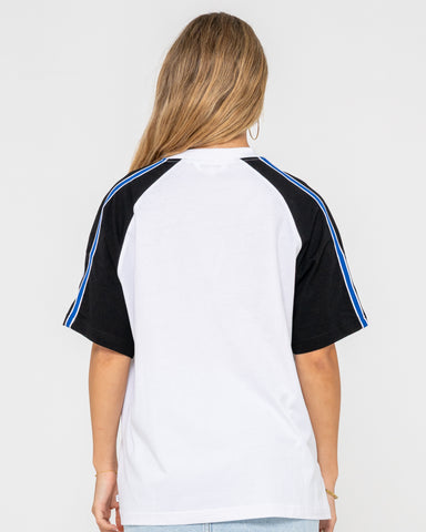 Crank Panelled Oversize Tee