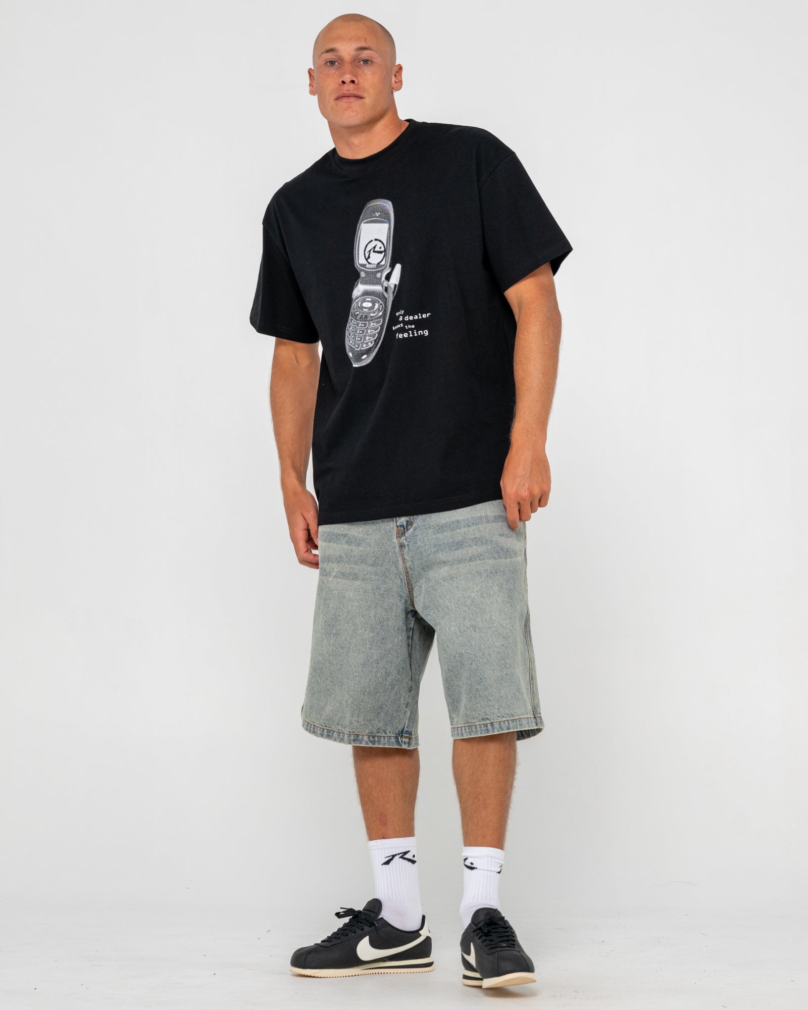 Mediam ミディアム　Football Short Tee Phone A Friend Short Sleeve Tee | Rusty USA
