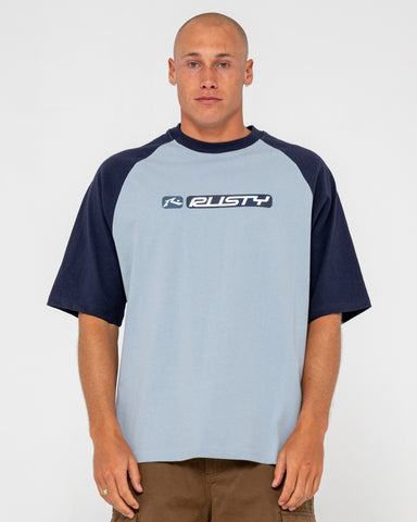 Bubble Raglan Short Sleeve Tee