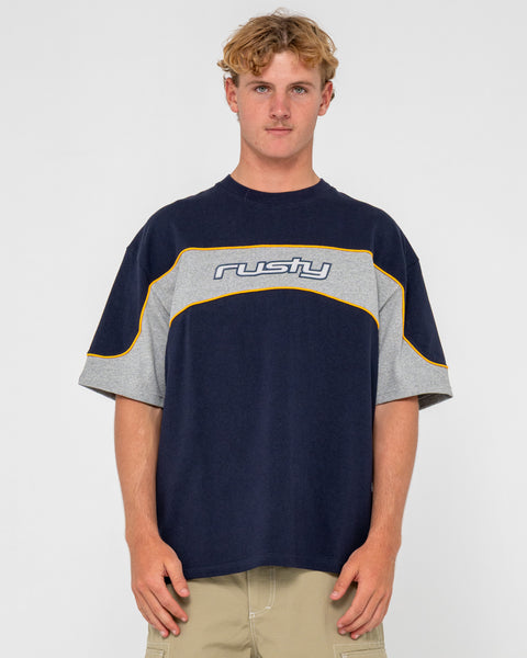 Kinetic Short Sleeve Heavy Tee | Rusty USA
