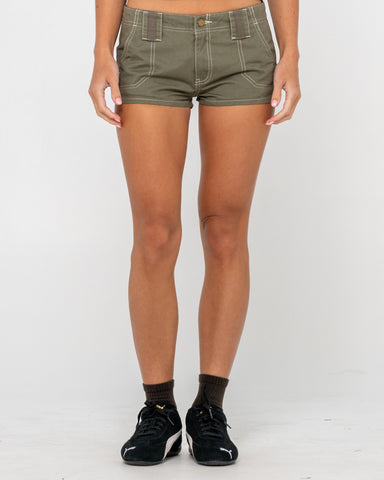 Dirtbag Cargo Low Rise Mini Short