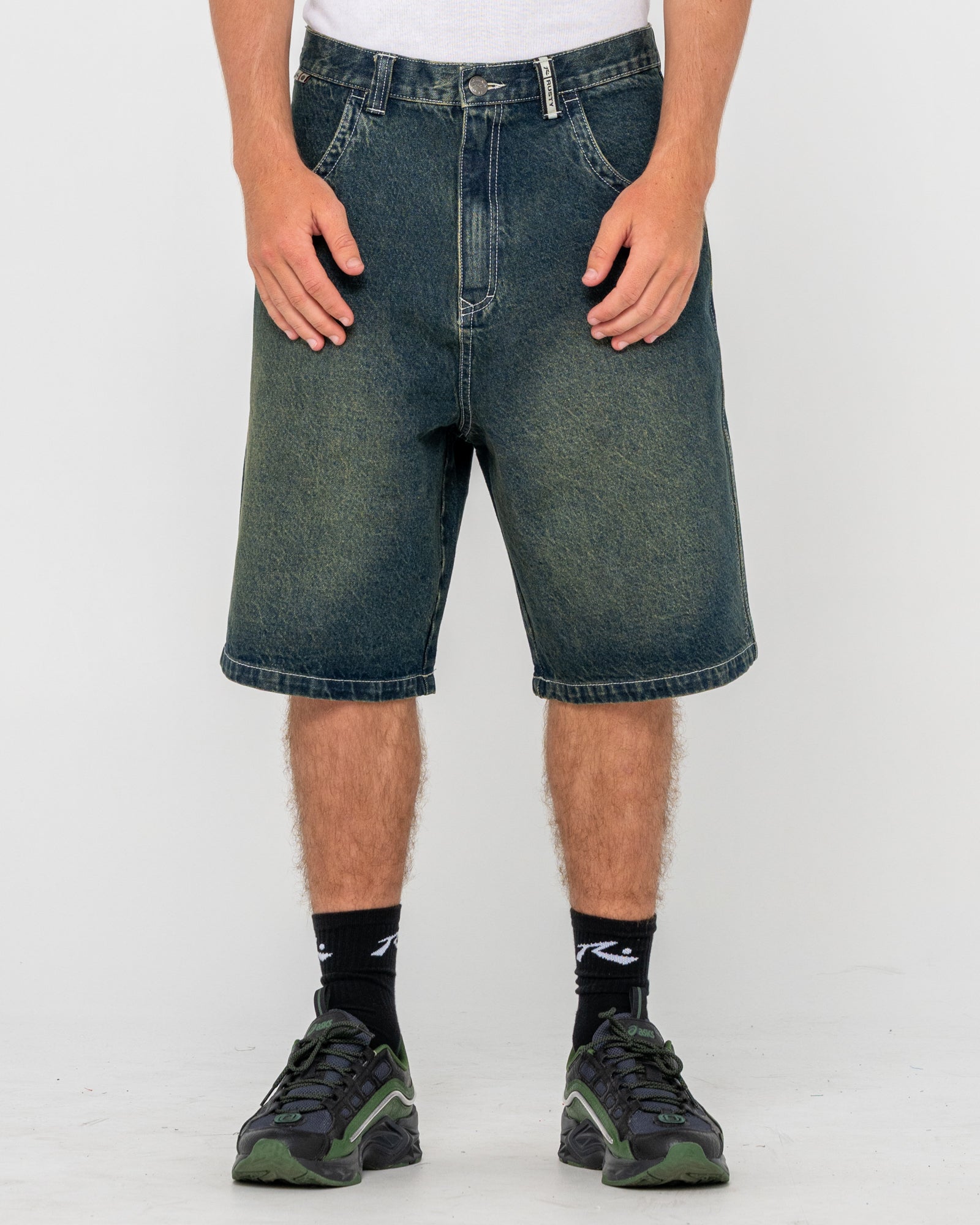 Stone Cold Baggy Jort | Rusty USA