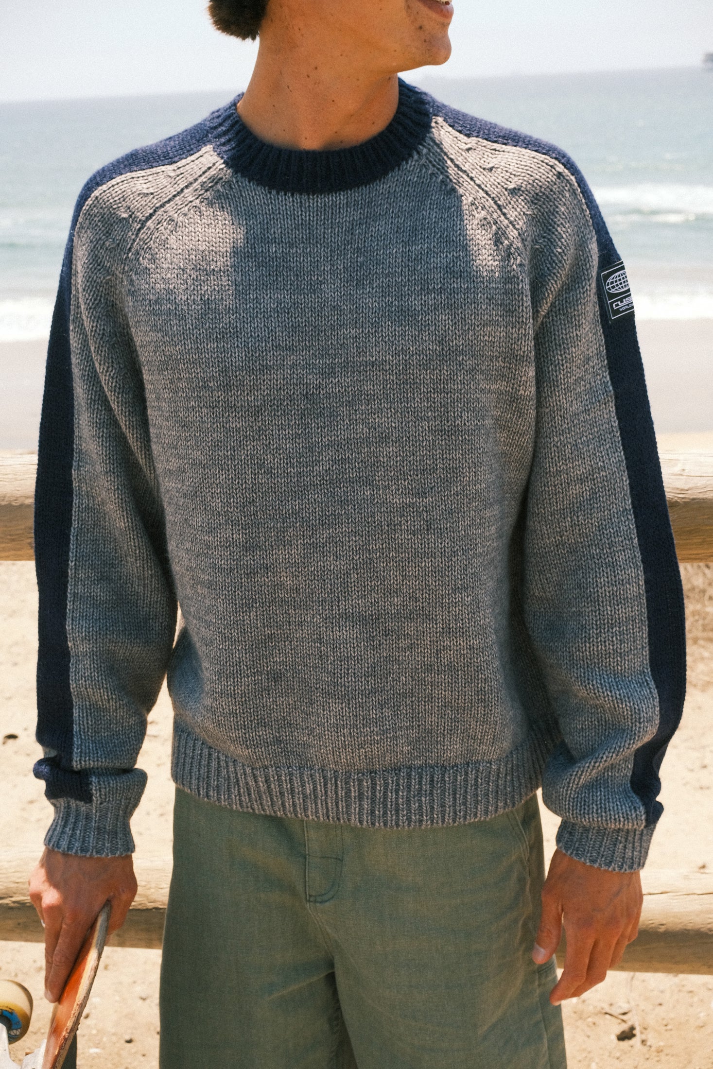 Fishermans Boxy Knit Crew | Rusty USA