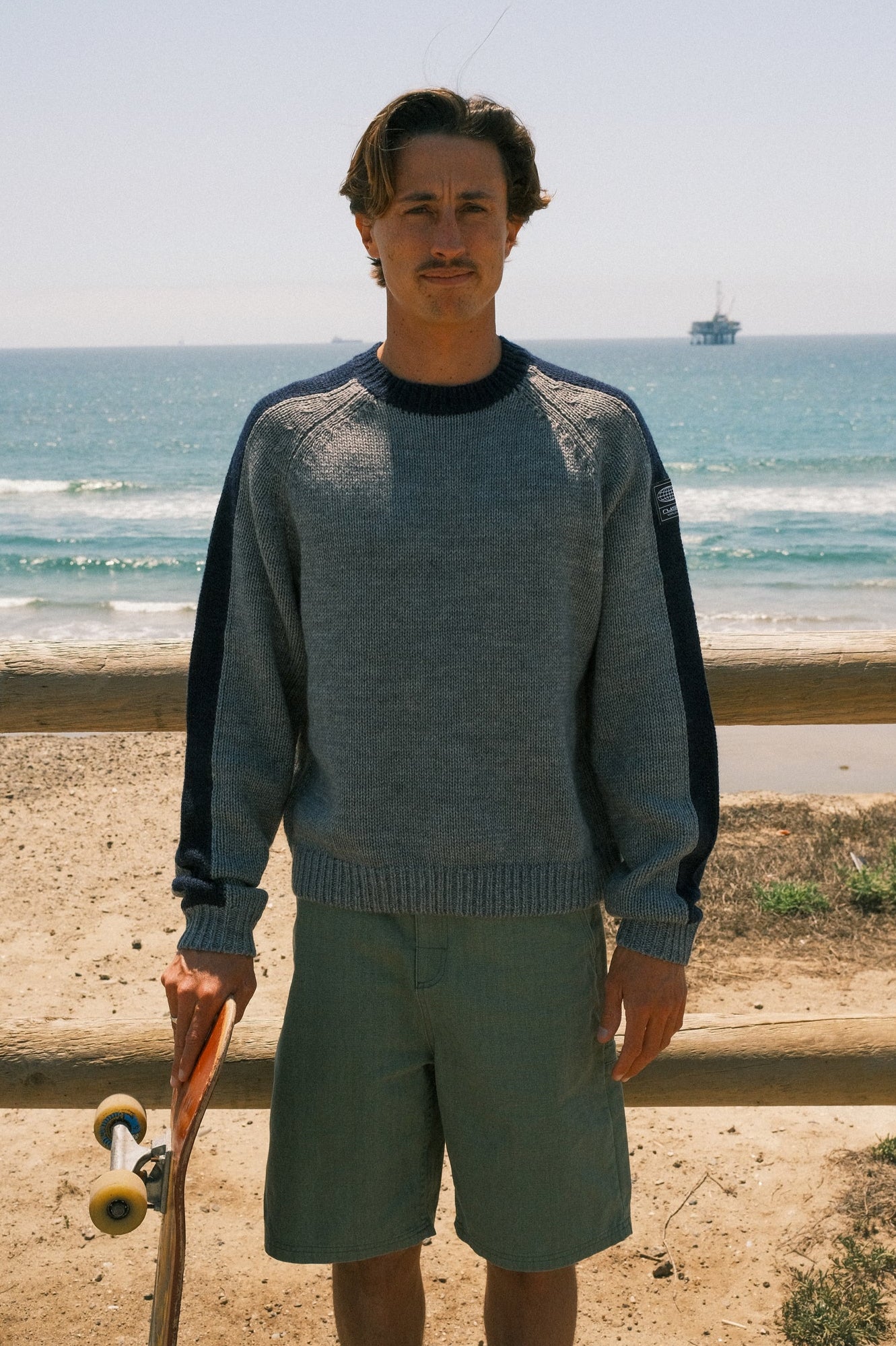 Fishermans Boxy Knit Crew | Rusty USA