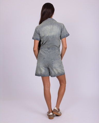 Margot Denim Romper