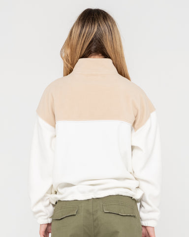 Tonal Division Half Zip Polar Fleece