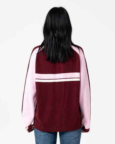 White Lines Two L/S Crew Neck Knit