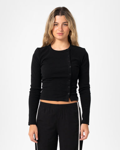 Button Up Long Sleeve Top