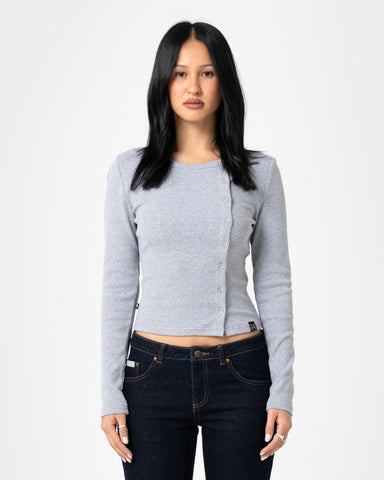 Button Up Long Sleeve Top