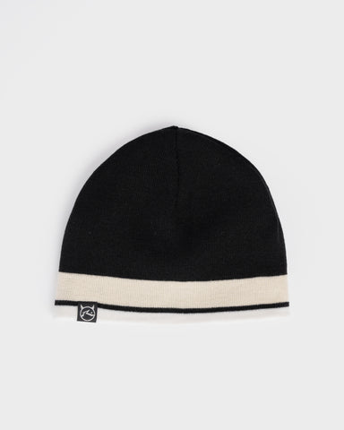 White Lines Reversible Beanie