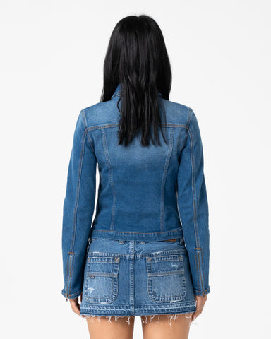 Lizzie-Scotch Denim Fitted Jacket