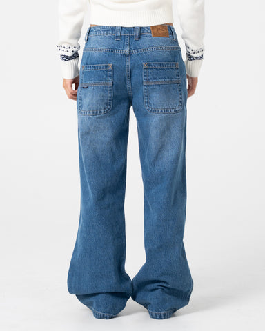 Wendy Wide Low Rise Denim Jean